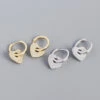 S925 Silver Geometric Heart Diamond Earrings Wholesale Nihaojewelry -Cheap Jewelry Store 1430357956163145728