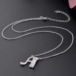 Korean Fashion 26 English Letter Necklace S925 Silver Personality Necklace Wholesale -Cheap Jewelry Store 1458256072832847872