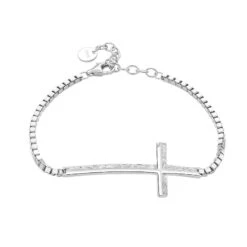Sl006 Korean Style S925 Silver Bracelet Women's Graceful And Fashionable Texture Cross Bracelet Personality Hand Jewelry -Cheap Jewelry Store 1458278269072838656