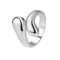 Korea 925 Sterling Silver Drop Ring Female Open Ring Creative Index Finger Ring -Cheap Jewelry Store 1458307687556190208