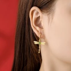 Dragonfly New S925 Silver Gemstone Fashion Inlaid Zirconium Earrings 10 Dragonfly New S925 Silver Gemstone Fashion Inlaid Zirconium Earrings -Cheap Jewelry Store 1504279231604068352