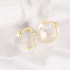 1 Pair Elegant Simple Style U Shape Sterling Silver Earrings -Cheap Jewelry Store 1504316153856659456