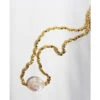 Vacuum Electroplating Baroque Pearl Gold Small Square Beads Clavicle Chain Necklace -Cheap Jewelry Store 1518411231369760768