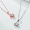 Wholesale Fashion Flower Sterling Silver Moissanite Pendant Necklace 2 Wholesale Fashion Flower Sterling Silver Moissanite Pendant Necklace -Cheap Jewelry Store 1557891077485236224