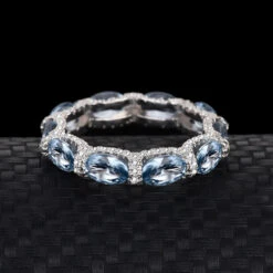 Fashion Geometric Sterling Silver Inlay Gem Rings -Cheap Jewelry Store 1591265831940132864 1