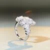 Fashion Geometric Sterling Silver Inlay Zircon Open Ring 1 Piece -Cheap Jewelry Store 1591266207716216832