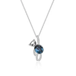 Fashion Animal Austrian Crystal Sterling Silver Bear Pendant Necklace 1 Piece -Cheap Jewelry Store 1591267097567170560