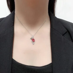 Fashion Animal Austrian Crystal Sterling Silver Bear Pendant Necklace 1 Piece -Cheap Jewelry Store 1591267172607463425