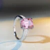 Retro Geometric Sterling Silver Plating Zircon Rings 1 Piece -Cheap Jewelry Store 1591268809350713344