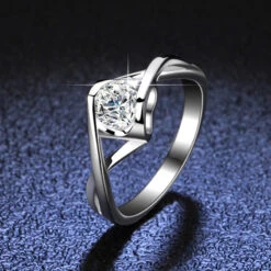 Fashion Crown Sterling Silver Diamond Gem Rings 1 Piece -Cheap Jewelry Store 1594594194746380288