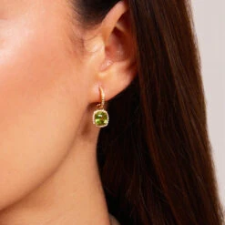 INS Style Square Sterling Silver Inlay Zircon Drop Earrings 1 Pair -Cheap Jewelry Store 1594859904177410048