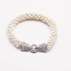 Retro Geometric Pearl Sterling Silver Bracelets 1 Piece -Cheap Jewelry Store 1605454120674791424