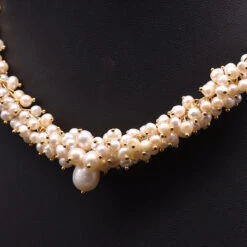 Retro Water Droplets Pearl Necklace 1 Piece -Cheap Jewelry Store 1605454744380379136