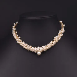 Retro Water Droplets Pearl Necklace 1 Piece -Cheap Jewelry Store 1605454746787909632 1