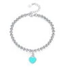 Sweet Heart Shape Sterling Silver Plating Bracelets -Cheap Jewelry Store 1607278393307566080