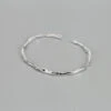 Simple Style Geometric Sterling Silver Polishing Bangle 1 Piece -Cheap Jewelry Store 1610115999741382656