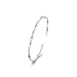 Simple Style Geometric Sterling Silver Polishing Bangle 1 Piece -Cheap Jewelry Store 1610116002564149248