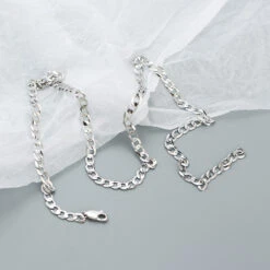 Hip-Hop Solid Color Sterling Silver Plating Necklace 1 Piece -Cheap Jewelry Store 1620382013087420416