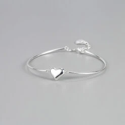 Fashion Heart Shape Silver Plating Bracelets 1 Piece -Cheap Jewelry Store 1620674265651220480 1