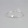 Fashion Heart Shape Silver Plating Bracelets 1 Piece -Cheap Jewelry Store 1620674265651220480