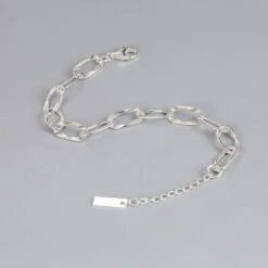 Simple Style Solid Color Silver Plating Hollow Out Bracelets 1 Piece -Cheap Jewelry Store 1620674729398636544