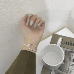 Fashion Knot Silver Bracelets 1 Piece -Cheap Jewelry Store 1620678093020729344