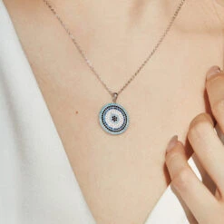 1 Piece Fashion Geometric Sterling Silver Plating Zircon Pendant Necklace -Cheap Jewelry Store 1624983899090325504