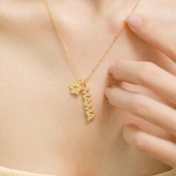1 Piece Fashion MAMA Letter Sterling Silver Plating Necklace -Cheap Jewelry Store 1625372698660179968