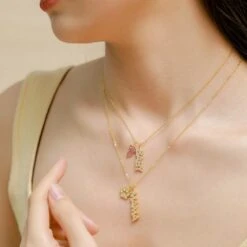 1 Piece Fashion MAMA Letter Sterling Silver Plating Necklace -Cheap Jewelry Store 1625372712442662912 1