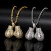 1 Piece Hip-Hop Boxing Gloves Copper Hollow Out Pendant Necklace -Cheap Jewelry Store 1625698930140516352