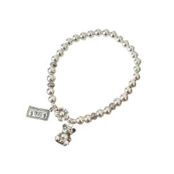1 Piece Cute Animal Bear Sterling Silver Bracelets -Cheap Jewelry Store 1627563302320214016