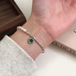 1 Piece Simple Style Square Sterling Silver Patchwork Inlay Zircon Bracelets -Cheap Jewelry Store 1627563363355725824 1