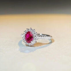 1 Piece Elegant Oval Sterling Silver Inlaid Zircon Rings 9 1 Piece Elegant Oval Sterling Silver Inlaid Zircon Rings -Cheap Jewelry Store 1630733128031145984