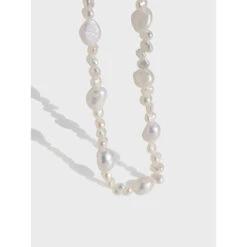 1 Piece Elegant Geometric Freshwater Pearl Necklace