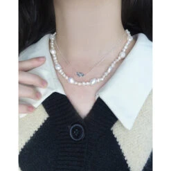 1 Piece Elegant Geometric Freshwater Pearl Necklace -Cheap Jewelry Store 1630818348524769280