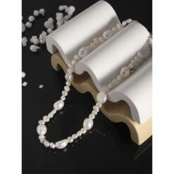 1 Piece Elegant Geometric Freshwater Pearl Necklace -Cheap Jewelry Store 1630818394213322752