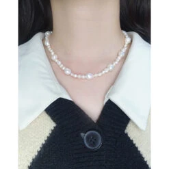 1 Piece Elegant Geometric Freshwater Pearl Necklace -Cheap Jewelry Store 1630818425825792000