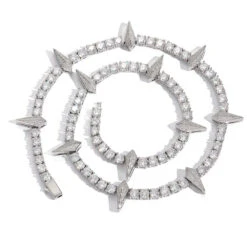 1 Piece Hip-Hop Geometric Copper Inlay Zircon Necklace 12 1 Piece Hip-Hop Geometric Copper Inlay Zircon Necklace -Cheap Jewelry Store 1631476214990508032