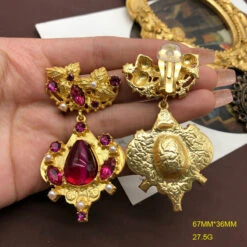 Simple Style Flower Alloy Inlay Crystal Women'S Drop Earrings -Cheap Jewelry Store 1631497527817801728