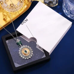 1 Set Fashion Circle Copper Plating Inlay Artificial Gemstones Zircon 18K Gold Plated Silver Plated Women'S Jewelry Set -Cheap Jewelry Store 1631637603205910528