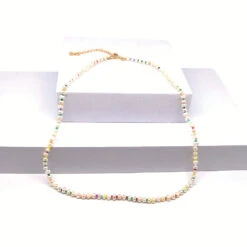 1 Piece Fashion Round Freshwater Pearl Seed Bead Beaded Necklace -Cheap Jewelry Store 1634443101043036160 1