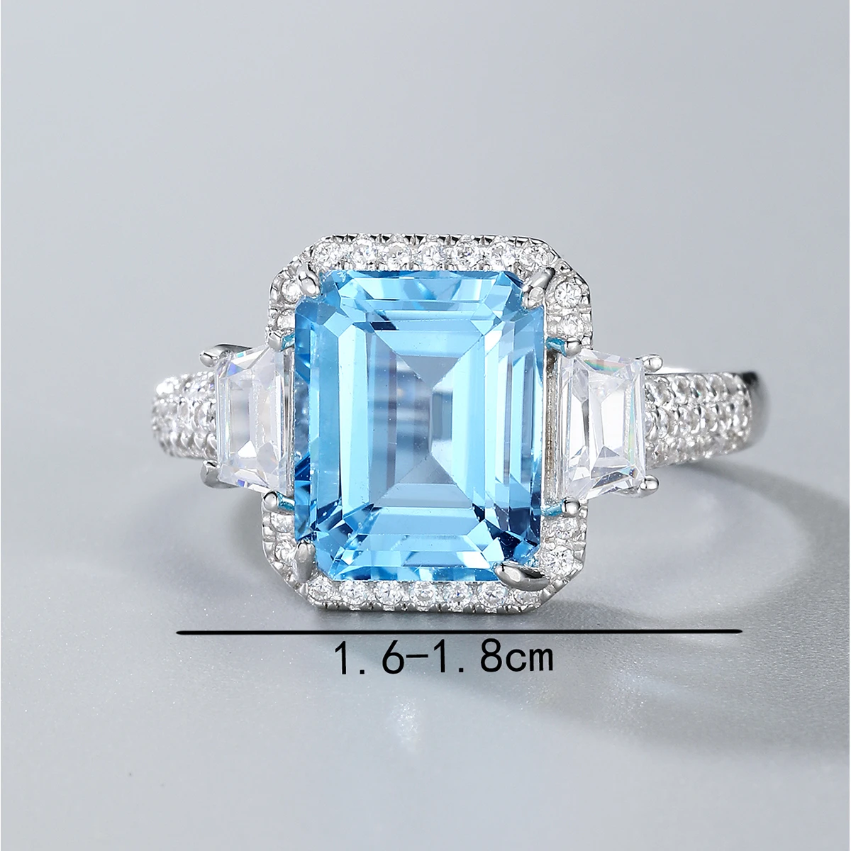 Simple Style Heart Shape Sterling Silver Inlay Zircon Rings 8 Simple Style Heart Shape Sterling Silver Inlay Zircon Rings - Image 6