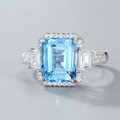 Simple Style Heart Shape Sterling Silver Inlay Zircon Rings 18 Simple Style Heart Shape Sterling Silver Inlay Zircon Rings -Cheap Jewelry Store 1637048274286415872