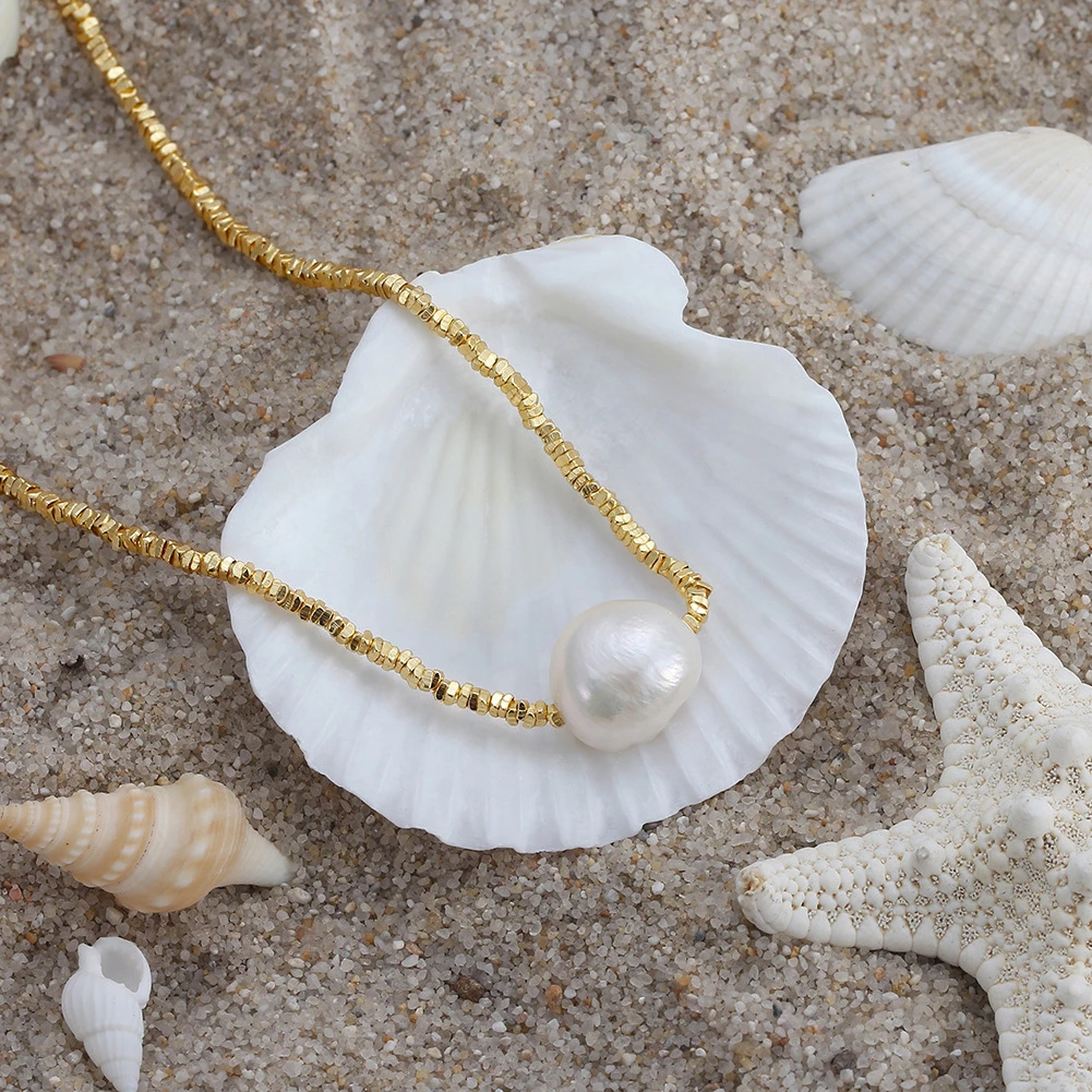 1 Piece Simple Style Ball Freshwater Pearl Sterling Silver Plating Pendant Necklace 5 1 Piece Simple Style Ball Freshwater Pearl Sterling Silver Plating Pendant Necklace - Image 3