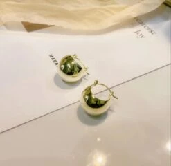 1 Pair Simple Style Solid Color Sterling Silver Plating Gold Plated Ear Studs -Cheap Jewelry Store 1638496678195630080