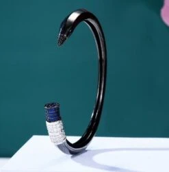 Basic Solid Color Copper Inlay Zircon Bangle -Cheap Jewelry Store 1639142029994889216