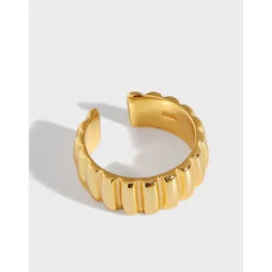 Basic Geometric Sterling Silver Plating Open Ring -Cheap Jewelry Store 1639163457884524544