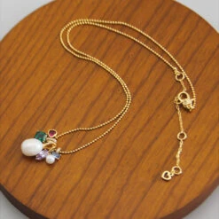 Elegant Square Heart Shape Freshwater Pearl Copper Inlay Zircon Pendant Necklace 11 Elegant Square Heart Shape Freshwater Pearl Copper Inlay Zircon Pendant Necklace -Cheap Jewelry Store 1640530230873559040