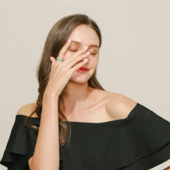 Vintage Style Sterling Silver Inlay Turquoise Wide Band Ring -Cheap Jewelry Store 1642388615411666944