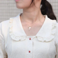 MAMA Letter Heart Shape Sterling Silver Inlay Rhinestones Pendant Necklace -Cheap Jewelry Store 1645641612690329600